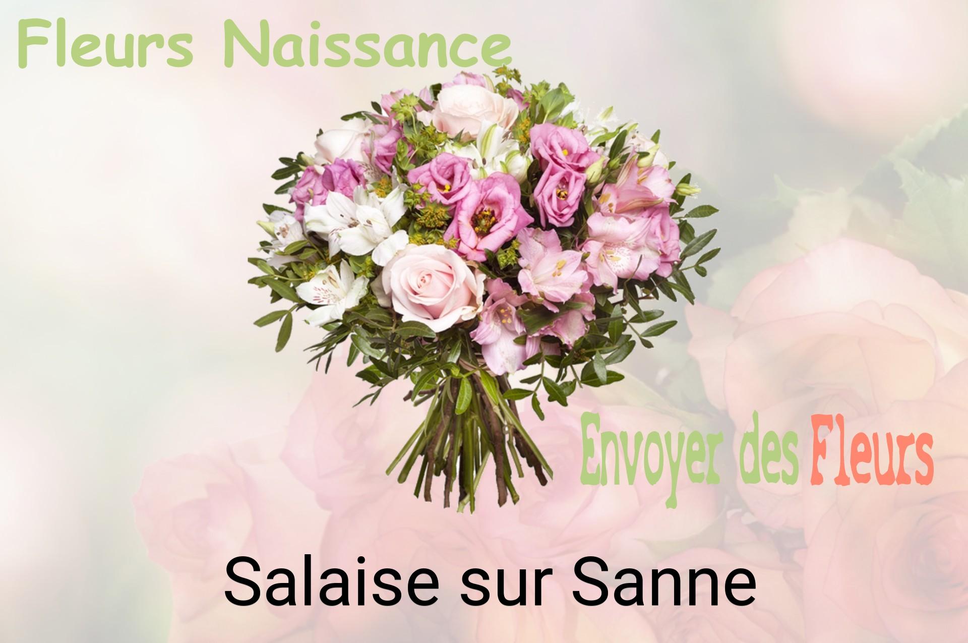 Bouquet de fleurs de naissance livré à Salaise-sur-Sanne